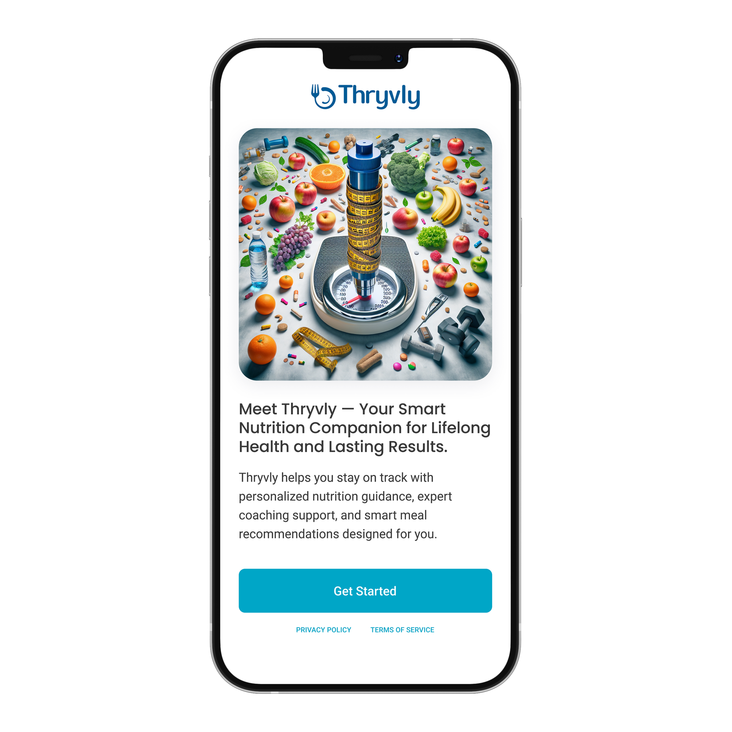 Thryvly Mobile Application Preview.